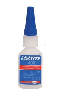 Loctite 406 Pillanatragasztó műanyag ragasztásához
