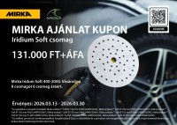Mirka Iridium Soft csiszolópapír akciós csomag, AMTS