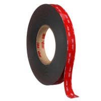 3M 5925F akrilhab kétoldalas ragszalag,6mmx19mmx33m, fekete
