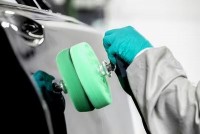 3M gyorscsatlakozós kétoldalas hullámos polírszivacs D150 mm