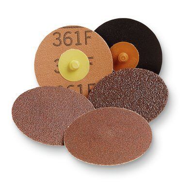 3M™ Roloc™ 361F gyorscsatlakozós csiszolóvászon korong, P24, 50 mm, fekete